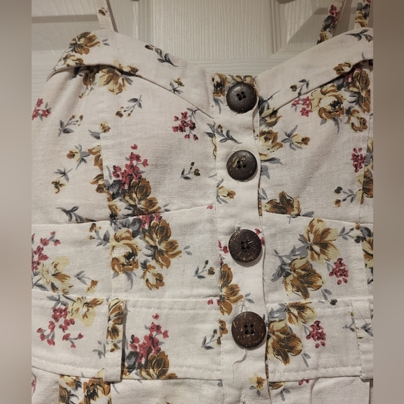 Floral Button-Down Casual Dress - Picture 4 of 7